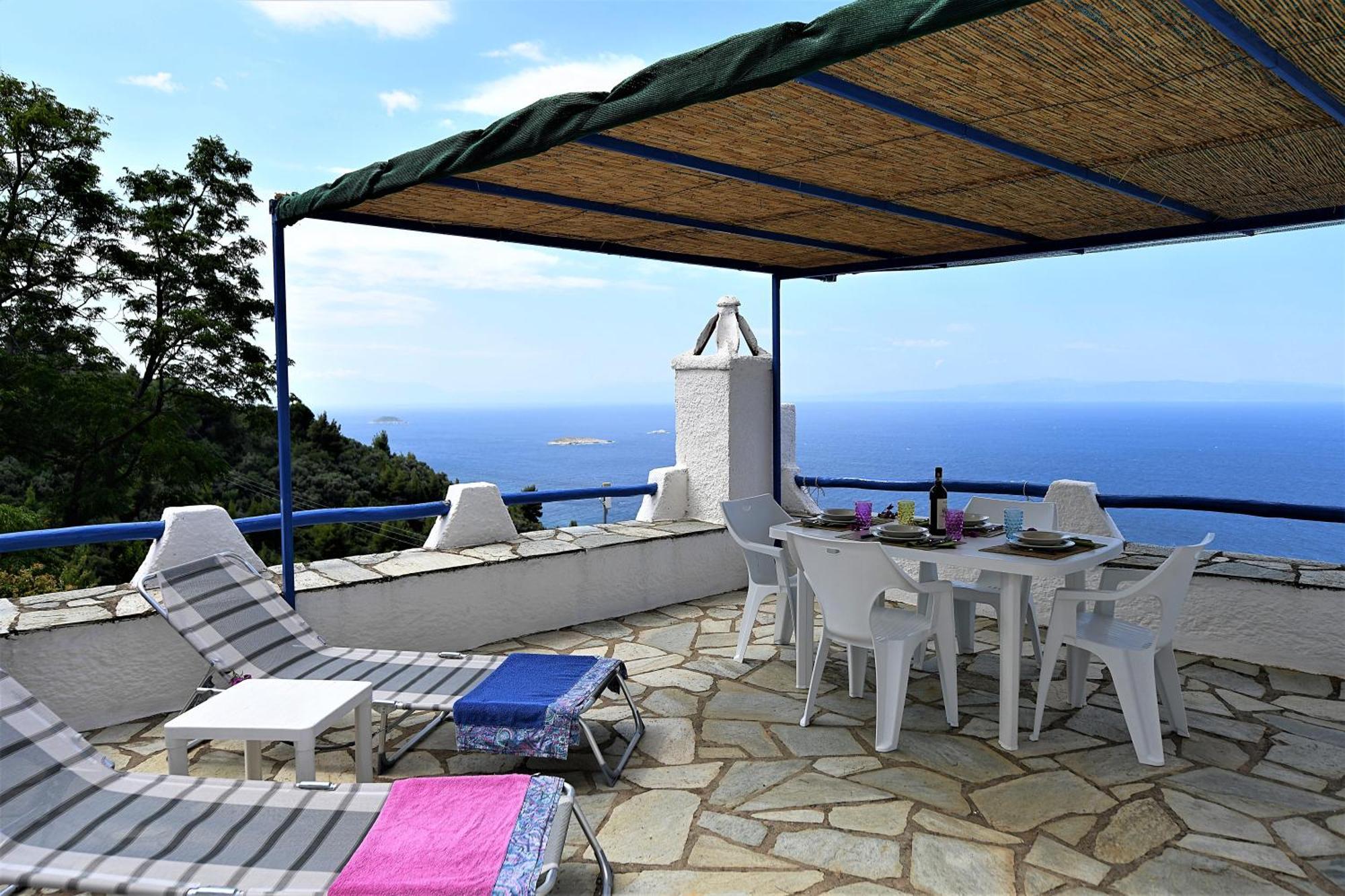Klíma Secret Sporades Panoramic Residence מראה חיצוני תמונה