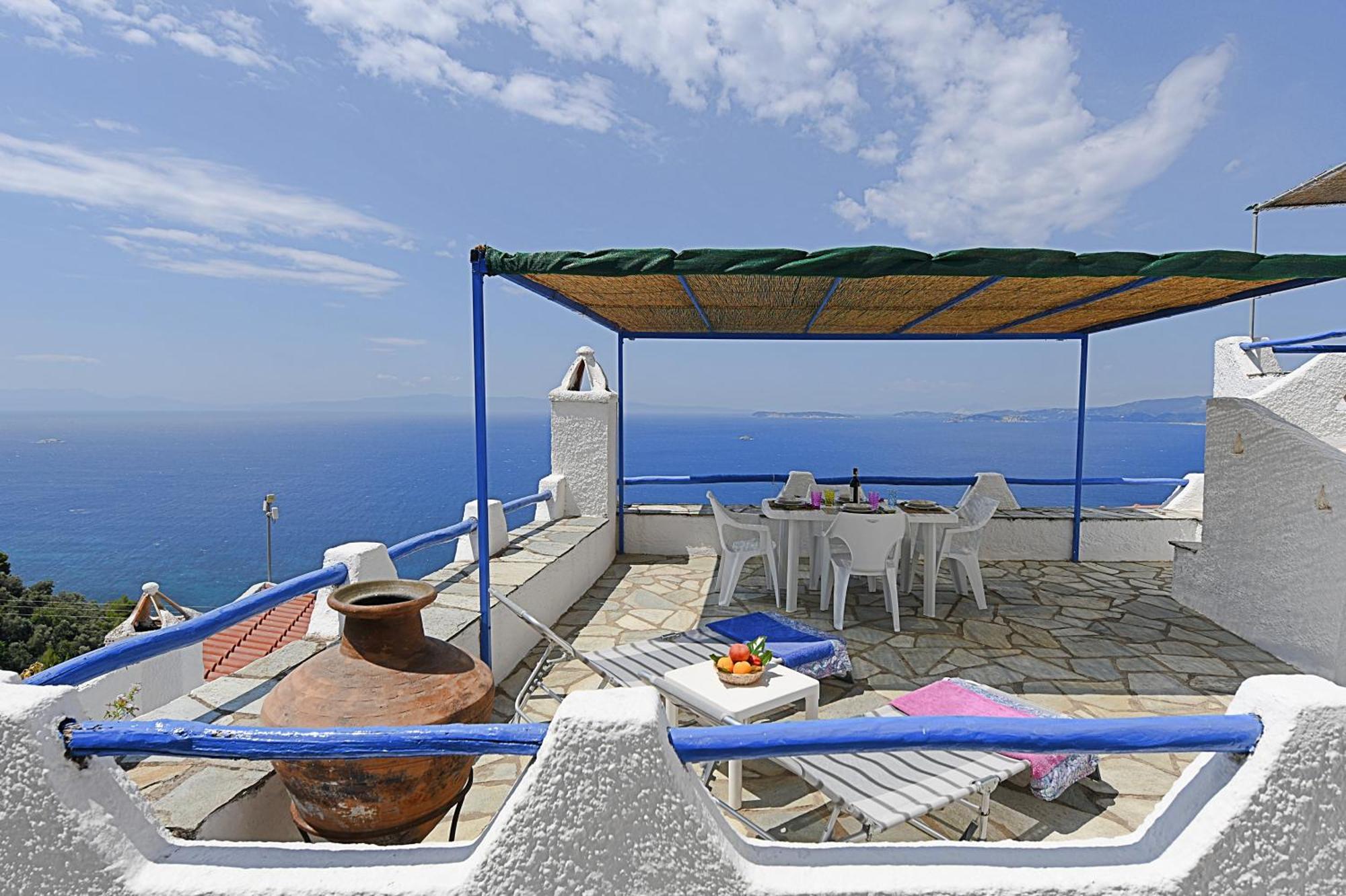 Klíma Secret Sporades Panoramic Residence חדר תמונה