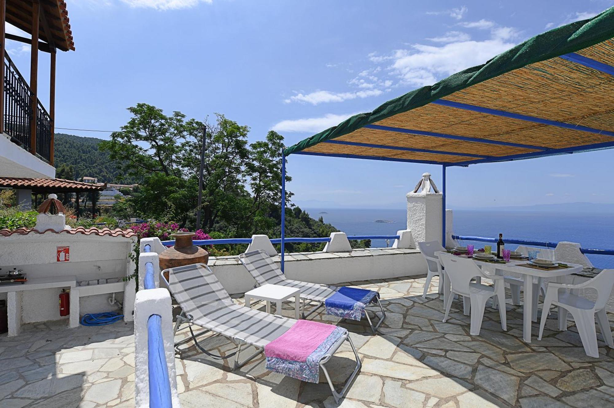 Klíma Secret Sporades Panoramic Residence חדר תמונה